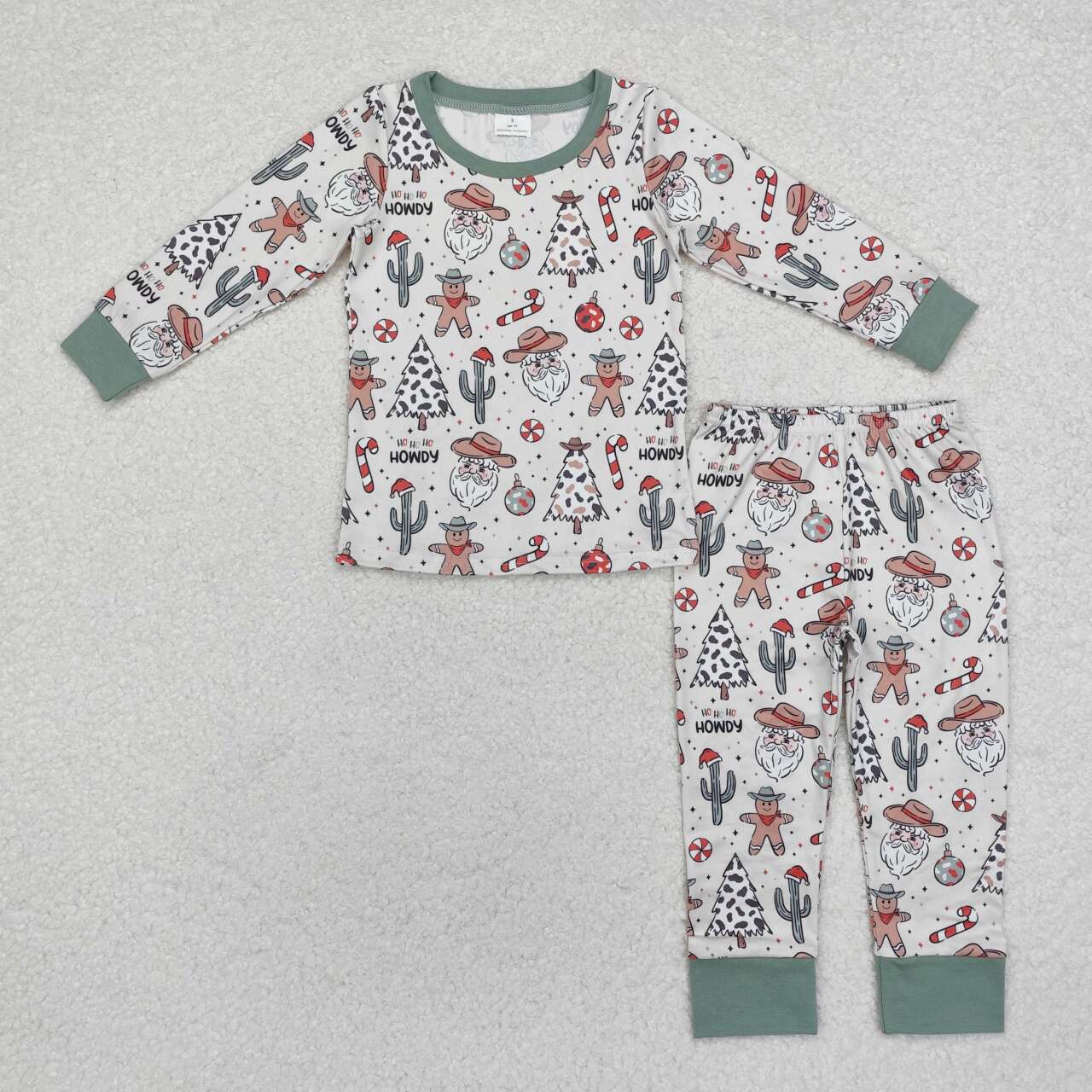 Gingerbread CowBoy Pajamas