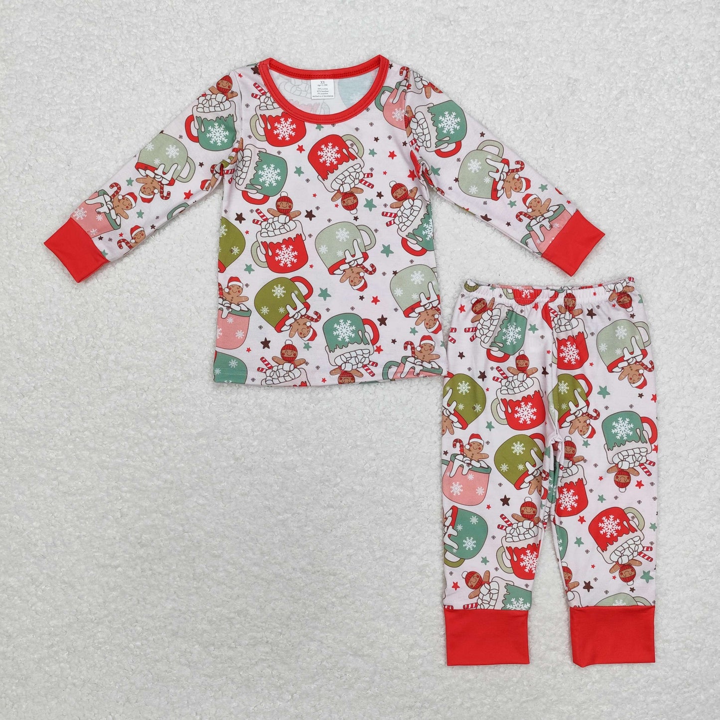 Red Gingerbread Pajamas