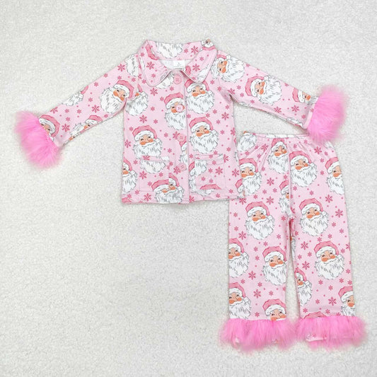 Pink Santa Furr Pajama