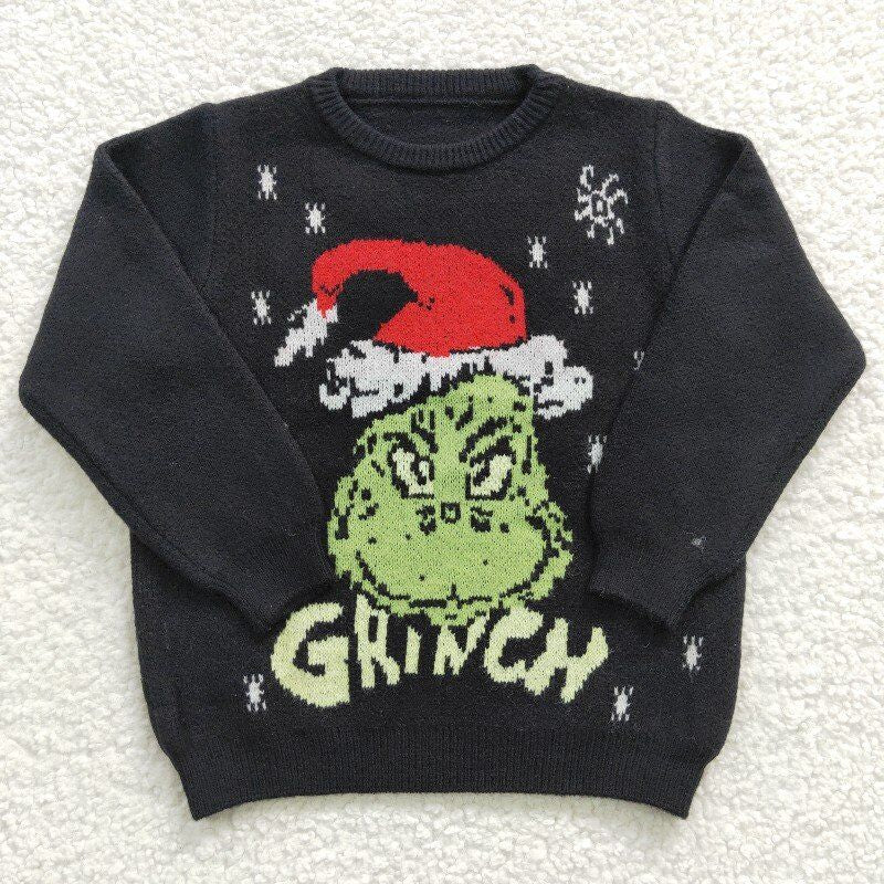 Black Grinch Sweater