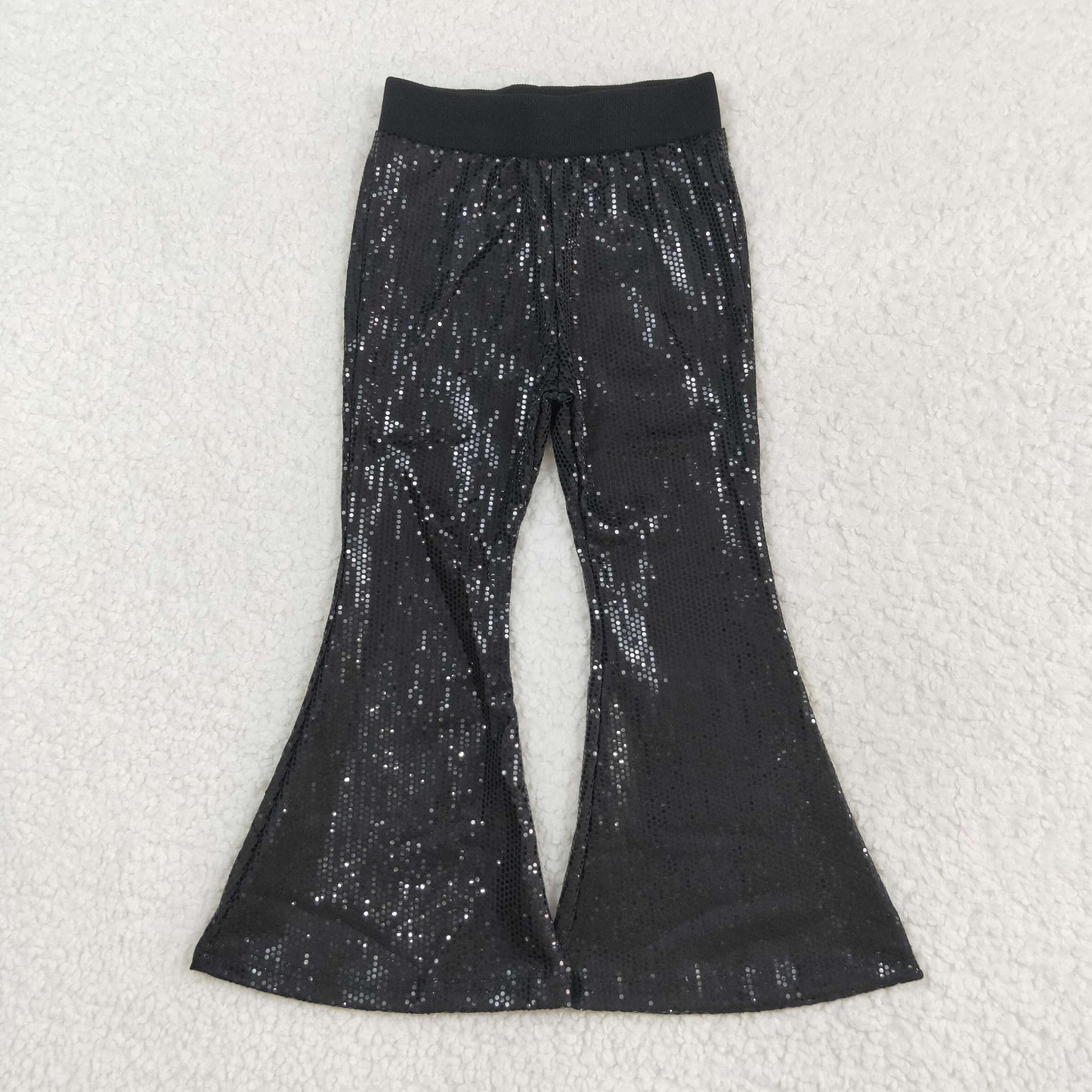 Black Shimmer Dot Pants