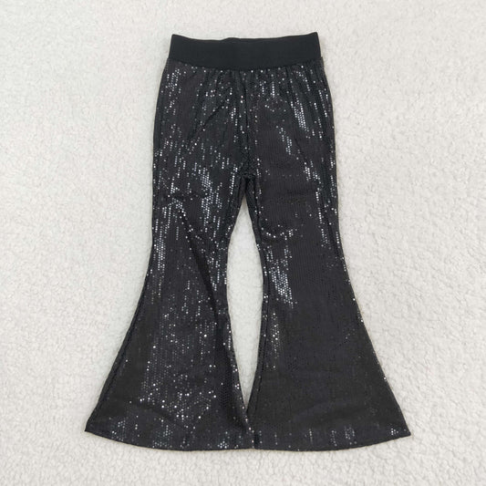 Black Shimmer Dot Pants