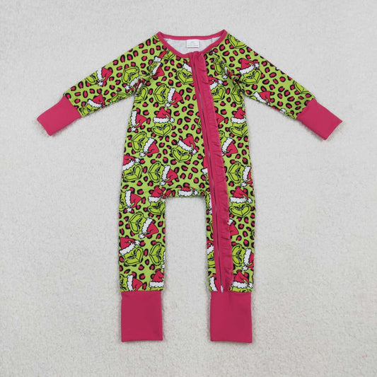 Green leopard zippy