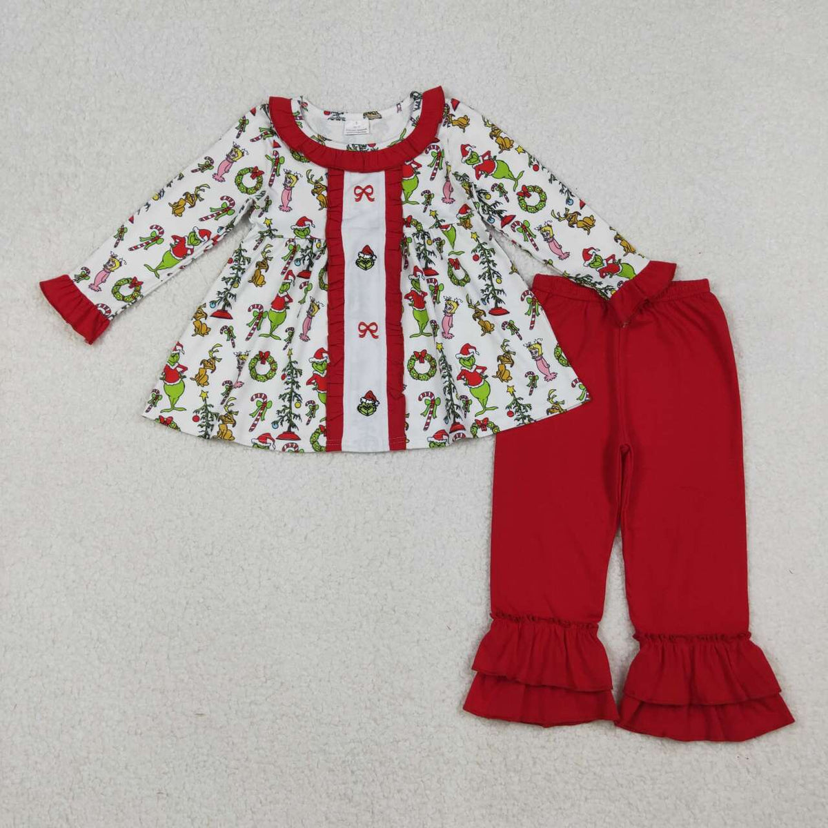 Red Whoville Pant Set