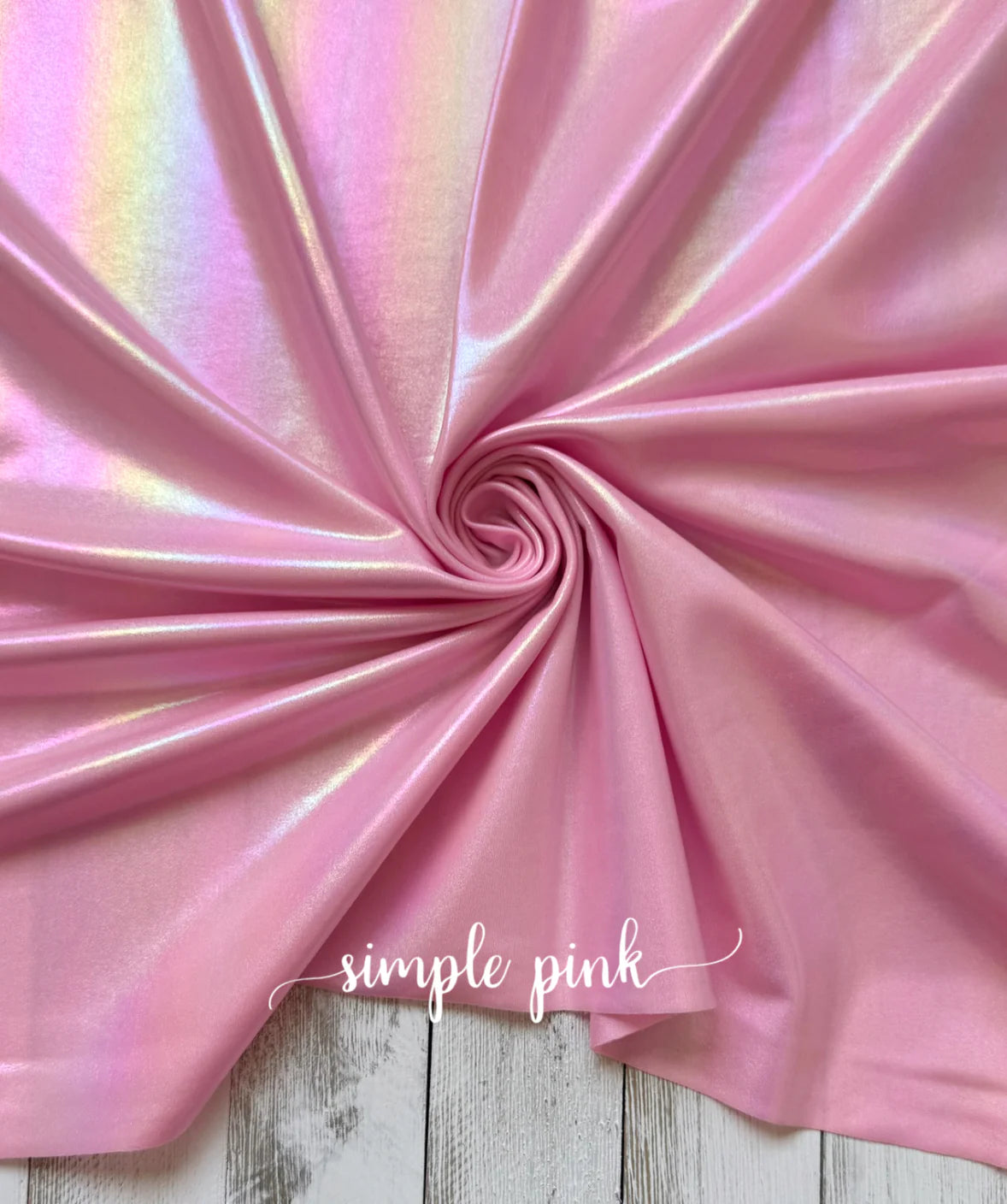 Holo Spandex-Simple Pink