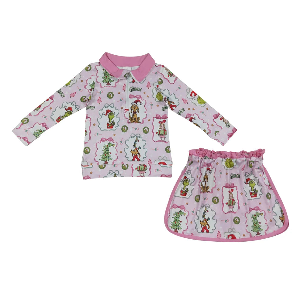 Pink Whoville Skort Set